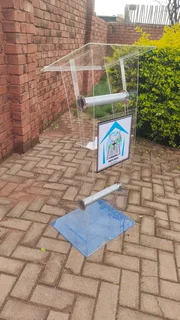 Clear Acrylic Podium With Silver Tubing At Low Cost