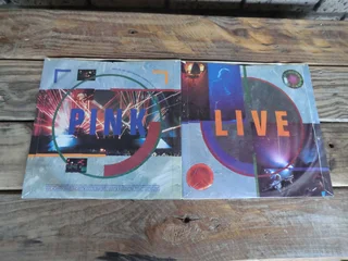 PINK FLOYD DELICATE SOUND OF THUNDER DOUBLE VINYL LP 1988 CBS SCBS 3244