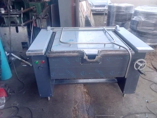 OIL JACKETED BOILING POTS,STEAM,WATER , GAS ,ELECTRIC, TILTING PANS,MIXERS,0642509544,HOMOGENIZERS.