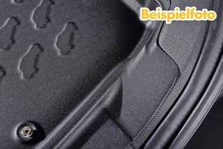 CARBOX BOOT MAT - FOR RENAULT CLIO III BLACK 2005 - 2013