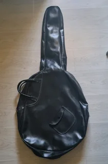 Phil round back ovation style semi acoustic guitar and bag (Korea)