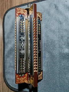 Very Rare Vintage Hohner quartet 4 sided harmonica