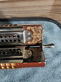 Very Rare Vintage Hohner quartet 4 sided harmonica