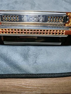Very Rare Vintage Hohner quartet 4 sided harmonica