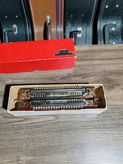 Very Rare Vintage Hohner quartet 4 sided harmonica