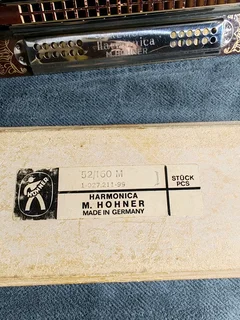 Very Rare Vintage Hohner quartet 4 sided harmonica