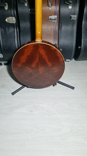 Vintage semi acoustic Framus Banjo and hard case