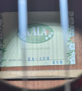 Kala Ka15s soprano ukelele and hard case