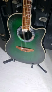 Craftman ovation style semi acoustic guitar and bag