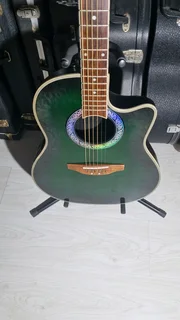 Craftman ovation style semi acoustic guitar and bag