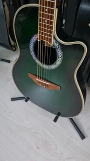 Craftman ovation style semi acoustic guitar and bag