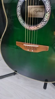 Craftman ovation style semi acoustic guitar and bag