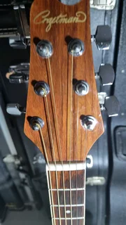 Craftman ovation style semi acoustic guitar and bag