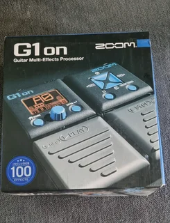 Zoom G1on multi effects guitar processor