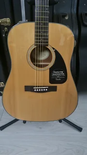 Fender CD-60 acoustic guitar and bag