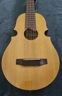 Puerto Rican 10 string Cuatro guitar and bag
