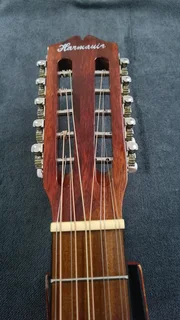 Puerto Rican 10 string Cuatro guitar and bag