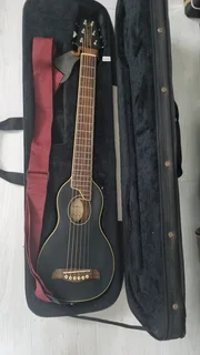 Washburn Rover travel guitar and case