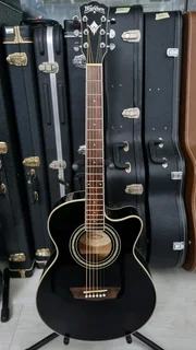 Washburn EA12B semi acoustic guitar