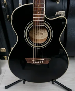 Washburn EA12B semi acoustic guitar