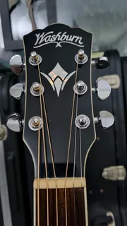 Washburn EA12B semi acoustic guitar