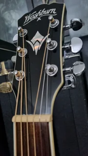 Washburn EA12B semi acoustic guitar