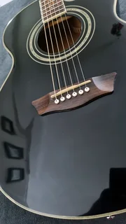 Washburn EA12B semi acoustic guitar