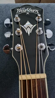 Washburn EA12B semi acoustic guitar