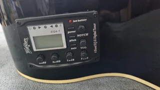 Washburn EA12B semi acoustic guitar