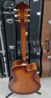 (Left handed) Ibanez AEL40SE-RLV semi acoustic guitar and bag