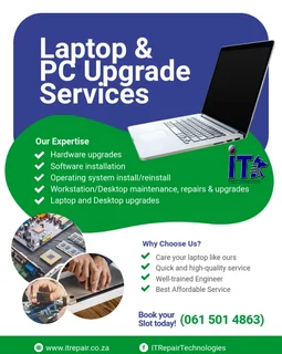 Laptop and PC Upgrade Services