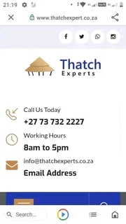 Thatch Roofs and Repairs 0737322227 Durban