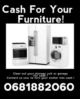 Cash for used Appliances and furniture