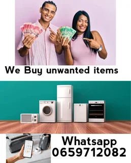 I buy furniture and appliances