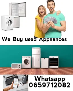 We buy and collect used Working appliances