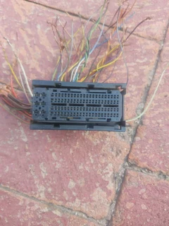 Vw golf 7 inside computer box plug. The inner ecu harness wire.