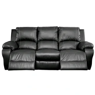 GENUINE LEATHER 3 SEATER 2 ACTION(BROWN/BLACK)