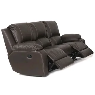 GENUINE LEATHER 3 SEATER 2 ACTION(BROWN/BLACK)