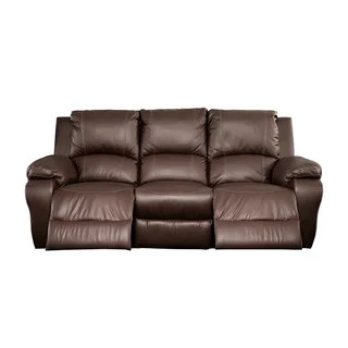 GENUINE LEATHER 3 SEATER 2 ACTION(BROWN/BLACK)