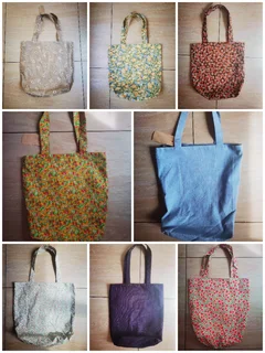 Handmade shopping bags