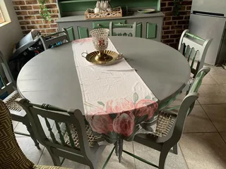 Dining Table Set &#43; Buffet &amp; Sideboard (Chairs Included)