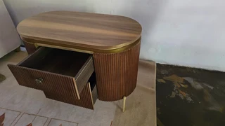 Pedestals, Drawer Side Table , 2 drawer Flueted and rounded Pedestal, NEGOTIABLE