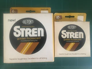 Fishing rods, reels, lures and line