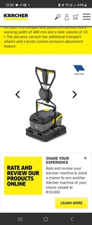 Karcher Commercial BR 40 floor scrubber