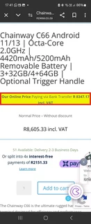 Chainway C66 item scanner mobile computer