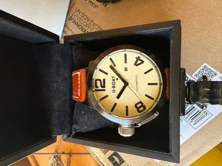 U Boat automatic watch in box etc