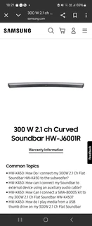 Samsung Soundbar and S7 cellphone
