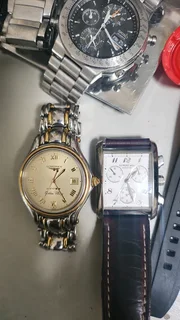 Gold and steel swiss premium watches