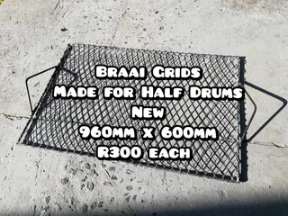 Braai Grids for Half Drums