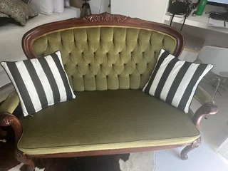 Vintage Two Seater Couch Good Quality and Solid